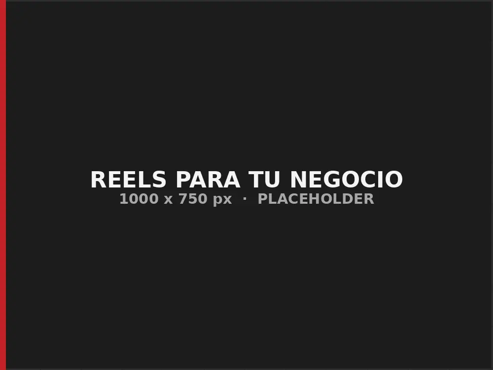 Grabación de un reel dentro de un local comercial de Oberá