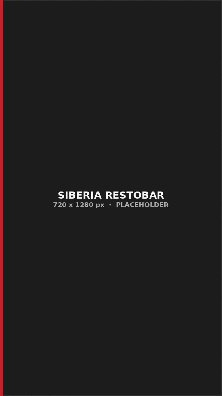 Reel de ambientación y platos producido para Siberia Restobar